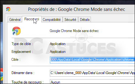 Ouvrir Google Chrome en mode sans échec
Désactiver toutes les extensions