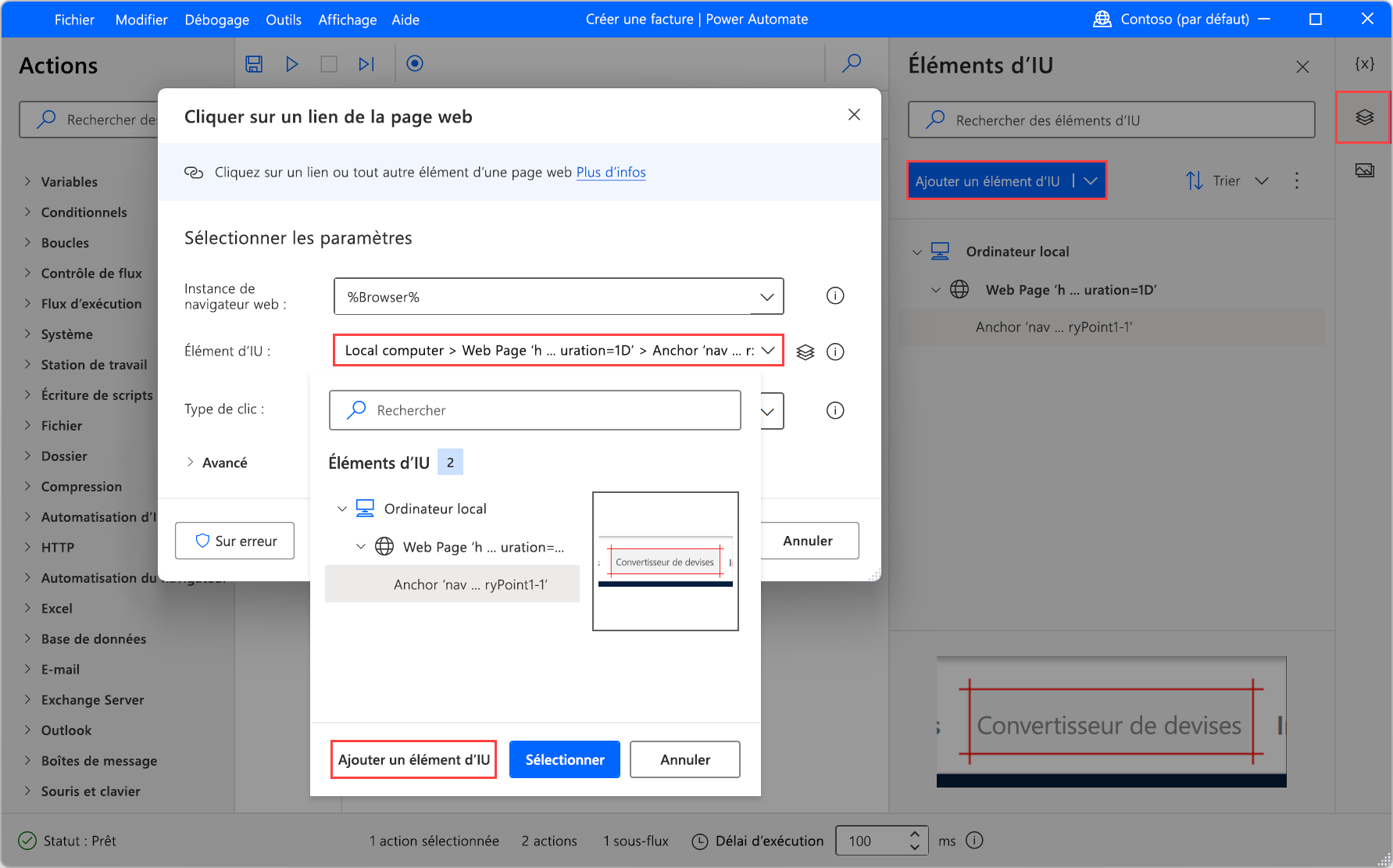 Sélectionner Aide ou Paramètres
Rechercher l'option de mise à jour du navigateur