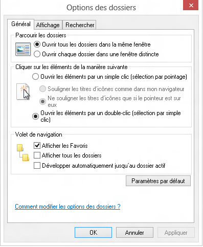 Si nécessaire, modifiez les paramètres pour correspondre à vos besoins.
Cliquez sur OK ou Appliquer pour enregistrer les modifications.